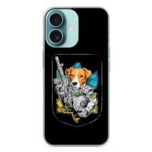 Чехол с принтом для iPhone 16 Plus (Патрон Воин)