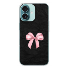 Чехол банты для iPhone 16 Plus – Бантик