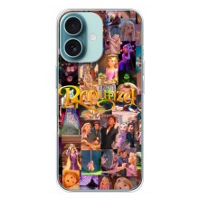 Чехол Рапунцель для iPhone 16 Plus (Рапунцель коллаж)