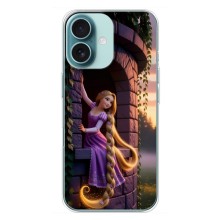 Чехол Рапунцель для iPhone 16 Plus (Рапунцель на башне)