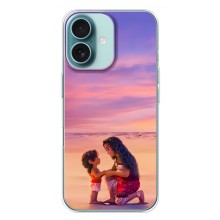 Чехол с мультфильмом Моана iPhone 16 Plus (Моана и Симеа)