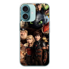 Чохол як приборкати дракона на iPhone 16 Plus (Персонажі дракона)