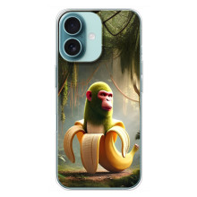 Чехол с мемами тралалело тралала для iPhone 16 Plus – Шимпанзини бананини