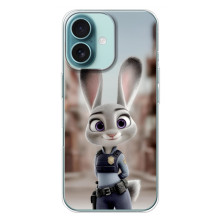 Чехол Зоотрополіс на iPhone 16 Plus – Зайка Джуди