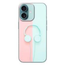 Дівчачий Чохол для iPhone 16 Plus – Навушники