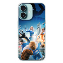 Чехол с принтом Фантастическая четверка для iPhone 16 Plus – Герои Фантастической четверки