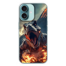 Чохол з картинкою 'Хижаки' для iPhone 16 Plus (Динозавр)