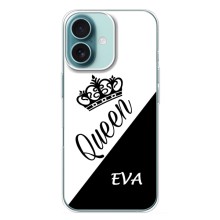 Іменні Жіночі Чохли для iPhone 16 Plus – EVA