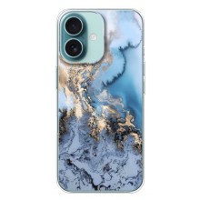 Мраморний чехол на iPhone 16 Plus (VPrint) (Ніжний мрамор)
