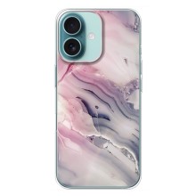 Мраморний чехол на iPhone 16 Plus (VPrint) (Пурпурний Мрамор)