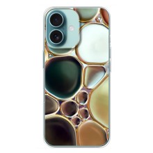 Мраморний чехол на iPhone 16 Plus (VPrint) (Радужний Мрамор)