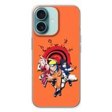 Naruto Anime Чехлы для Айфон 16 Плюс (AlphaPrint) – команда Наруто