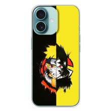 Naruto Anime Чехлы для Айфон 16 Плюс (AlphaPrint) – Наруто-Итачи
