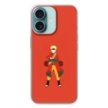 Naruto Anime Чехлы для Айфон 16 Плюс (AlphaPrint) – рисунок Наруто