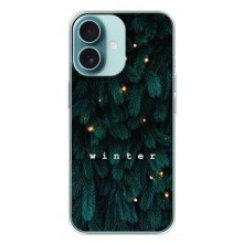 Новогодние, Праздничные Чехлы для iPhone 16 Plus - 2024 год (Winter)