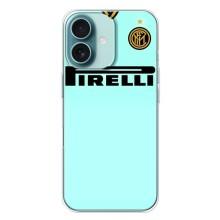 Силиконовые Чехлы принт Футбол на iPhone 16 Plus – Inter