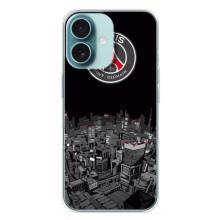 Силиконовые Чехлы принт Футбол на iPhone 16 Plus – PSG