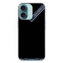 Силіконовый Чохол на iPhone 16 Plus – Комірець вишиванки