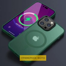 TPU+PC чохол Metal Buttons with MagSafe Colorful для Apple iPhone 16 Pro Max (6.9") – Зелений