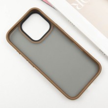 TPU+PC чохол Metal Buttons для Apple iPhone 16 Pro Max (6.9") – Золотий