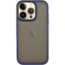 TPU+PC чехол Metal Buttons для Apple iPhone 16 Pro Max (6.9") (Синий)