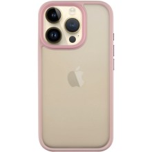 TPU+PC чохол Metal Buttons для Apple iPhone 16 Pro Max (6.9") (Рожевий)