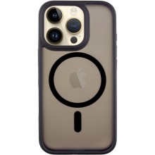 TPU+PC чехол Metal Buttons with MagSafe для Apple iPhone 16 Pro Max (6.9") (Черный)