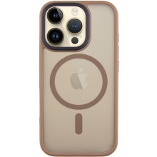 TPU+PC чохол Metal Buttons with MagSafe для Apple iPhone 16 Pro Max (6.9") (Золотий)