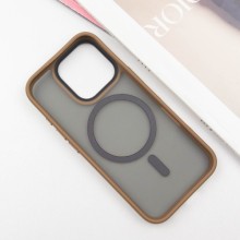 TPU+PC чохол Metal Buttons with MagSafe для Apple iPhone 16 Pro Max (6.9") – Золотий