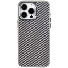 Чехол TPU+PC Carbon with MagSafe для Apple iPhone 16 Pro Max (6.9") – Grey