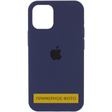 Чохол Silicone Case Full Protective (AA) для Apple iPhone 16 Pro Max (6.9") (Темно-синій)