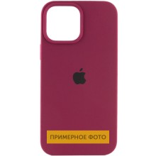 Чохол Silicone Case Full Protective (AA) для Apple iPhone 16 Pro Max (6.9") – Бордовий