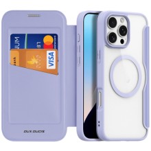 Чохол-книжка Dux Ducis Skin X Pro with MagSafe для Apple iPhone 16 Pro Max (6.9") (Purple)