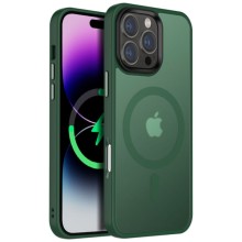 TPU+PC чехол Metal Buttons with MagSafe Colorful для Apple iPhone 16 Pro Max (6.9") – Зеленый