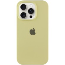 Чехол Silicone Case Full Protective (AA) для Apple iPhone 16 Pro Max (6.9") – Желтый