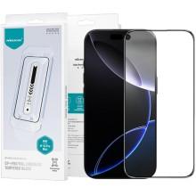 Захисне скло Nillkin (CP+PRO) для Apple iPhone 16 Pro Max (6.9") (+ аплікатор) (Чорний)