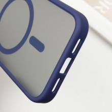 TPU+PC чехол Metal Buttons with MagSafe для Apple iPhone 16 Pro Max (6.9") – Синий