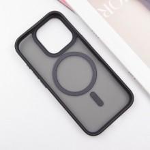 TPU+PC чехол Metal Buttons with MagSafe для Apple iPhone 16 Pro Max (6.9") – Черный