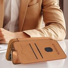Шкіряний чохол-книжка Nillkin Qin Prop для Apple iPhone 16 Pro Max (6.9") – Коричневий