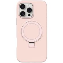 Чехол Silicone Case Full Protective NO LOGO with Ring для Apple iPhone 16 Pro Max (6.9") – Розовый