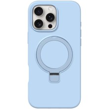 Чехол Silicone Case Full Protective NO LOGO with Ring для Apple iPhone 16 Pro Max (6.9") – Голубой