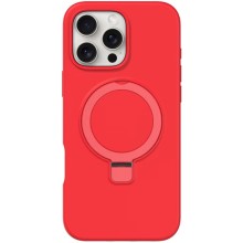 Чехол Silicone Case Full Protective NO LOGO with Ring для Apple iPhone 16 Pro Max (6.9") – Красный