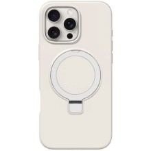 Чехол Silicone Case Full Protective NO LOGO with Ring для Apple iPhone 16 Pro Max (6.9") – Белый