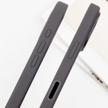 Чохол Silicone case (AAA) with Magsafe and Animation (button) для Apple iPhone 16 Pro Max (6.9") – Чорний