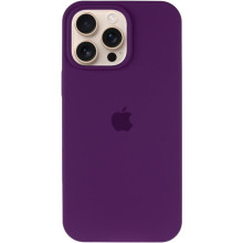 Чехол Silicone Case Full Protective (AA) для Apple iPhone 16 Pro Max (6.9") – Фиолетовый