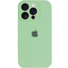 Чехол Silicone Case Full Camera Protective (AA) для Apple iPhone 16 Pro Max (6.9") – Зеленый