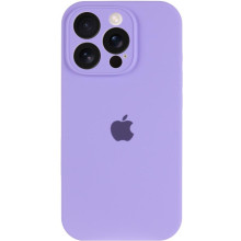 Чехол Silicone Case Full Camera Protective (AA) для Apple iPhone 16 Pro Max (6.9") – Сиреневый