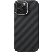 Чехол PC Carbon Protection Slim with MagSafe для Apple iPhone 16 Pro Max (6.9") – Черный