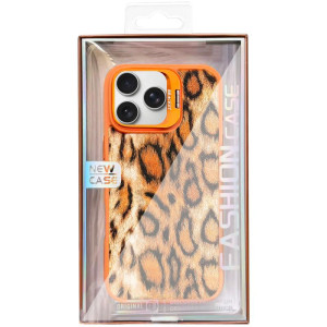 Чохол TPU+PC Wild Leopard with MagSafe для Apple iPhone 16 Pro Max (6.9") – Помаранчевий
