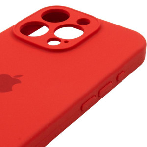 Чехол Silicone Case Full Camera Protective (AA) для Apple iPhone 16 Pro Max (6.9") – Красный